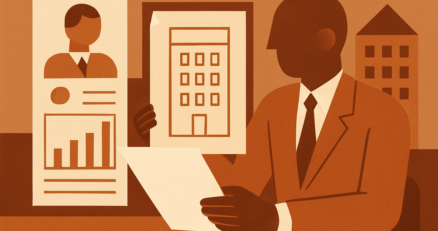 Ilustración sobre cómo evaluar al promotor en crowdfunding inmobiliario