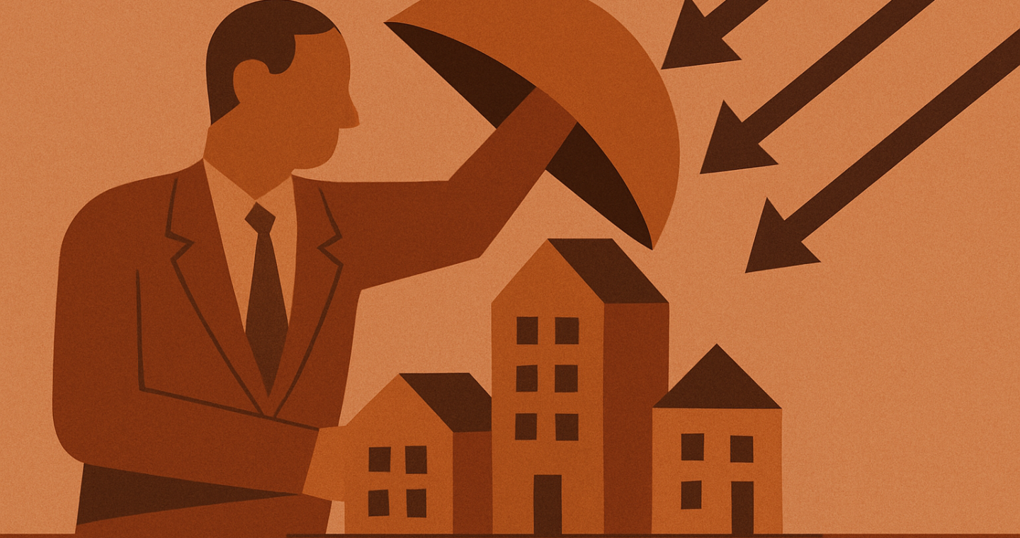 Ilustración de los riesgos del crowdfunding inmobiliario y cómo reducirlos